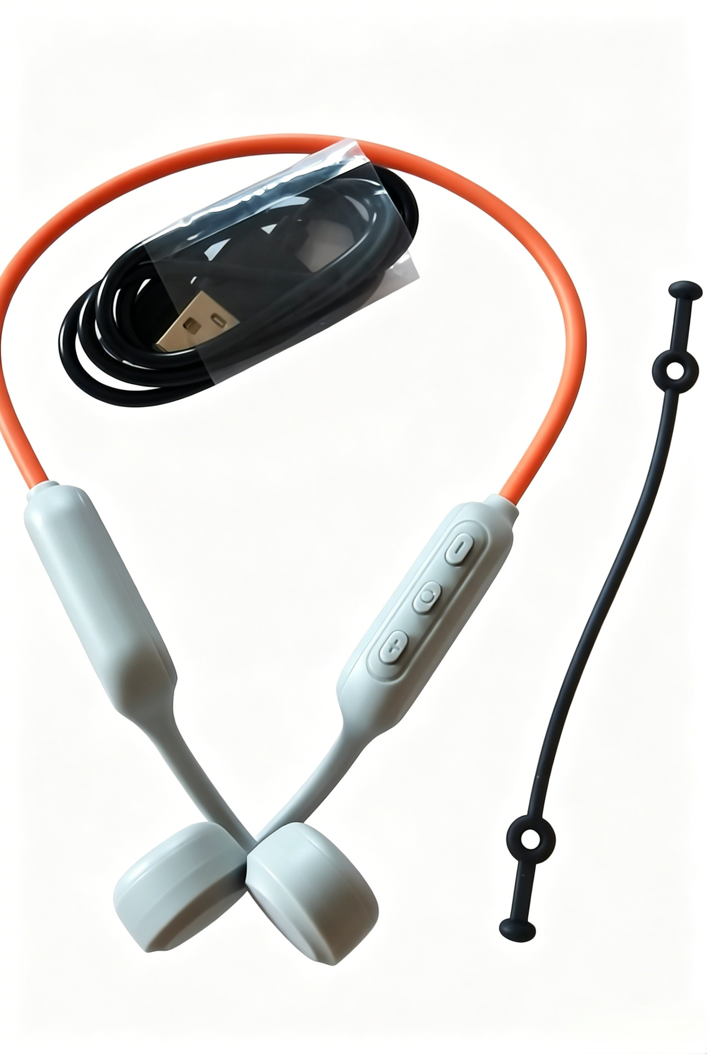 Run Plus Open-Ear Bone Conduction Headphones - IPX8 Waterproof Swimming Running Bluetooth