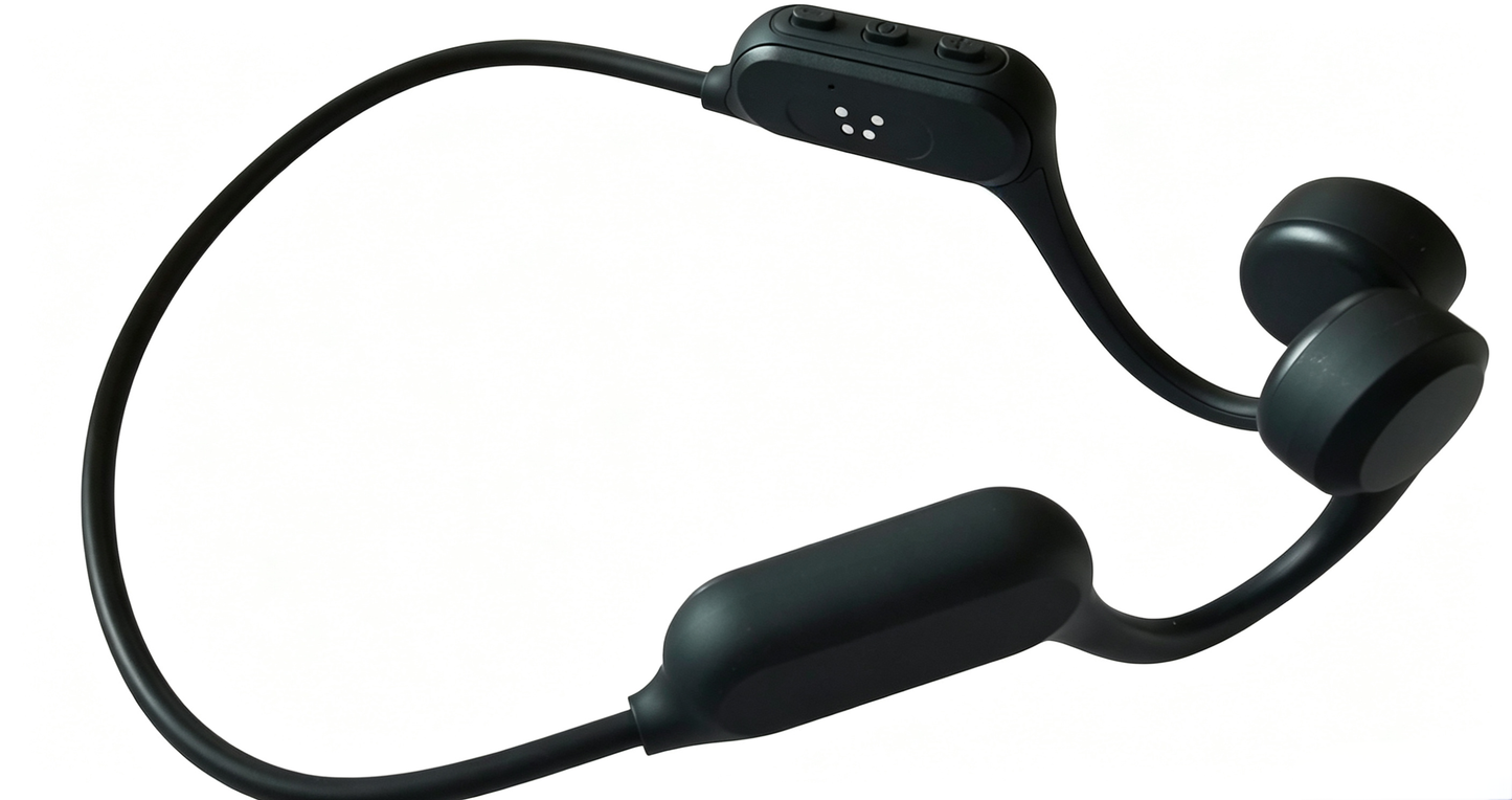 Bone Conduction Headphones IPX8 Waterproof Swimming Headphones Open Ear Headphones with MP3 Mode 8GB Bluetooth 6.0 Ear Buds Secure Fit for Running and Fitness